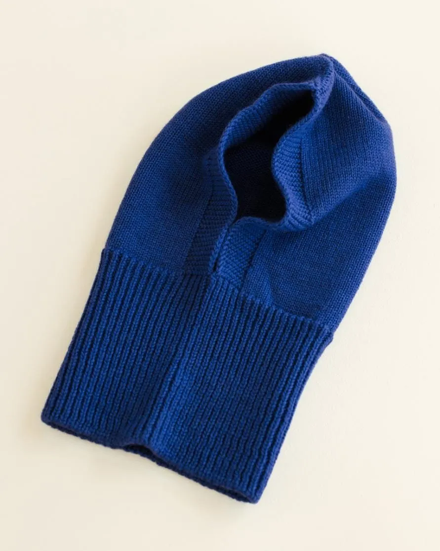 Balaclava Eddy - Cobalt blue - Hvid