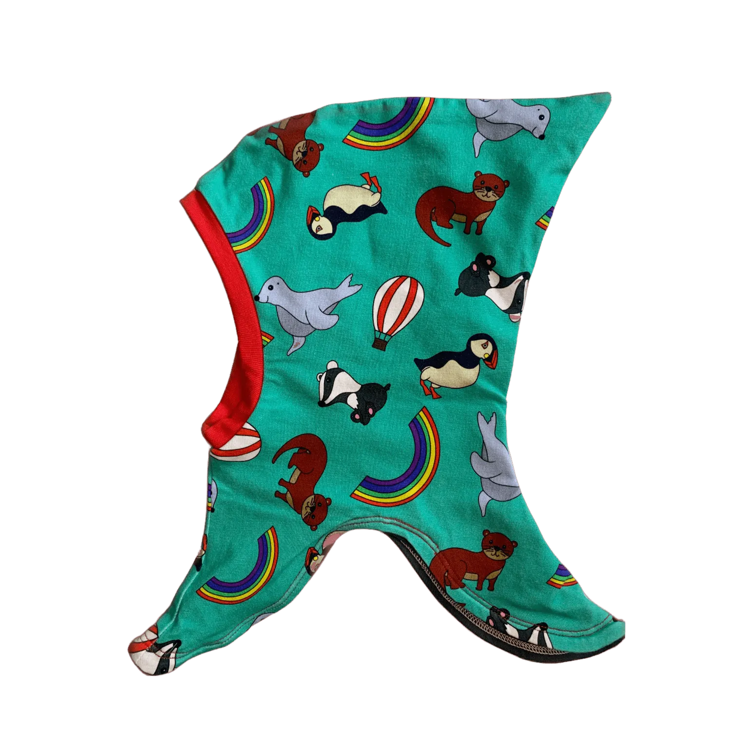 Balaclava - Teal Devon Wildlife - 0-9 months