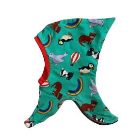 Balaclava - Teal Devon Wildlife - 0-9 months