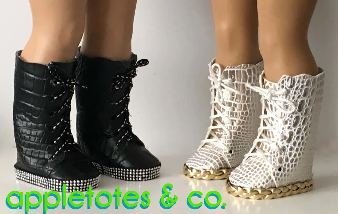 Butterfly Boots Sewing Pattern for 18 Inch Dolls