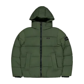 Calvin Klein Crinkle Nylon Quilt Jacket Llp - Thyme