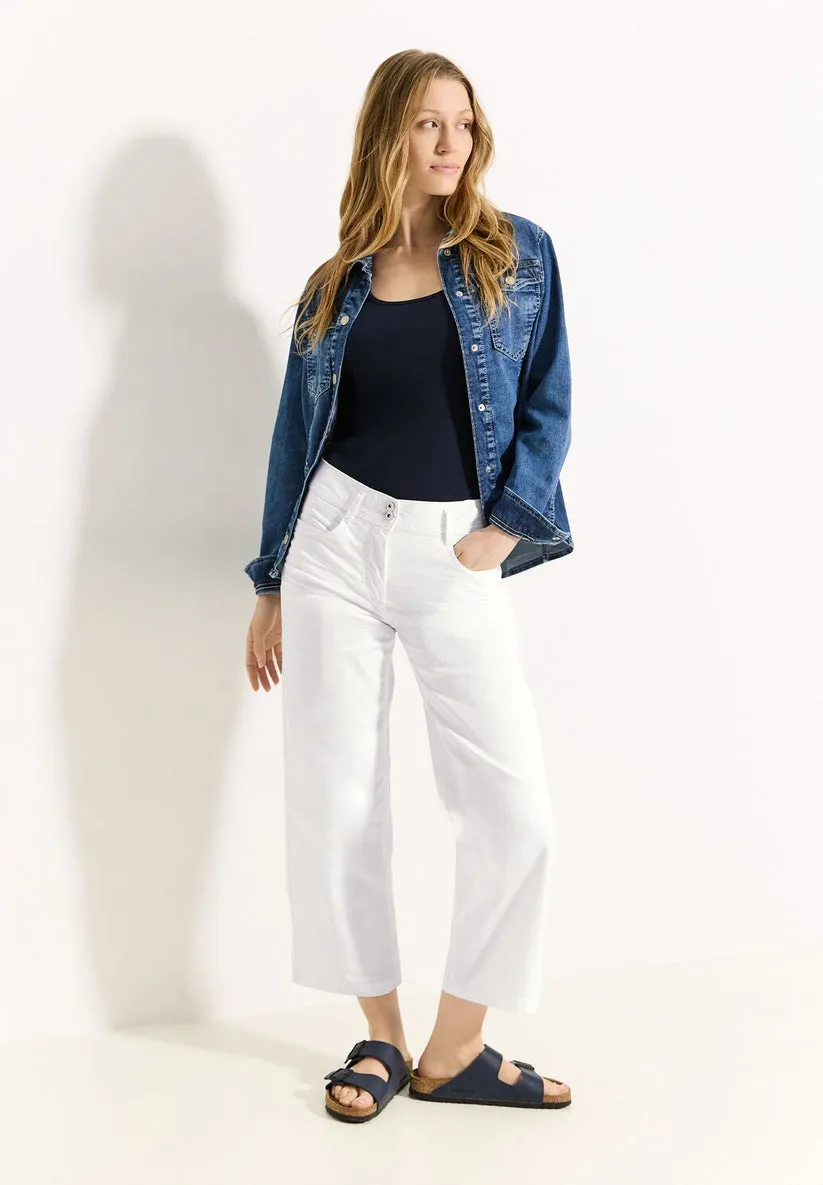 Cecil Neele 7/8 White Jeans loose fit