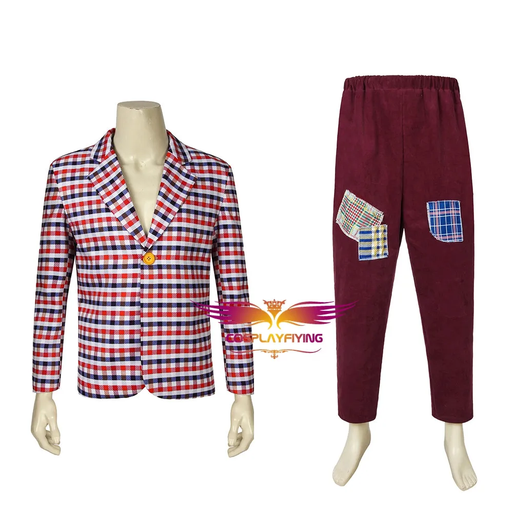 DC Comics Joker Arthur Fleck Comedian Clown Cosplay Costume Full Set for Halloween Carnival
