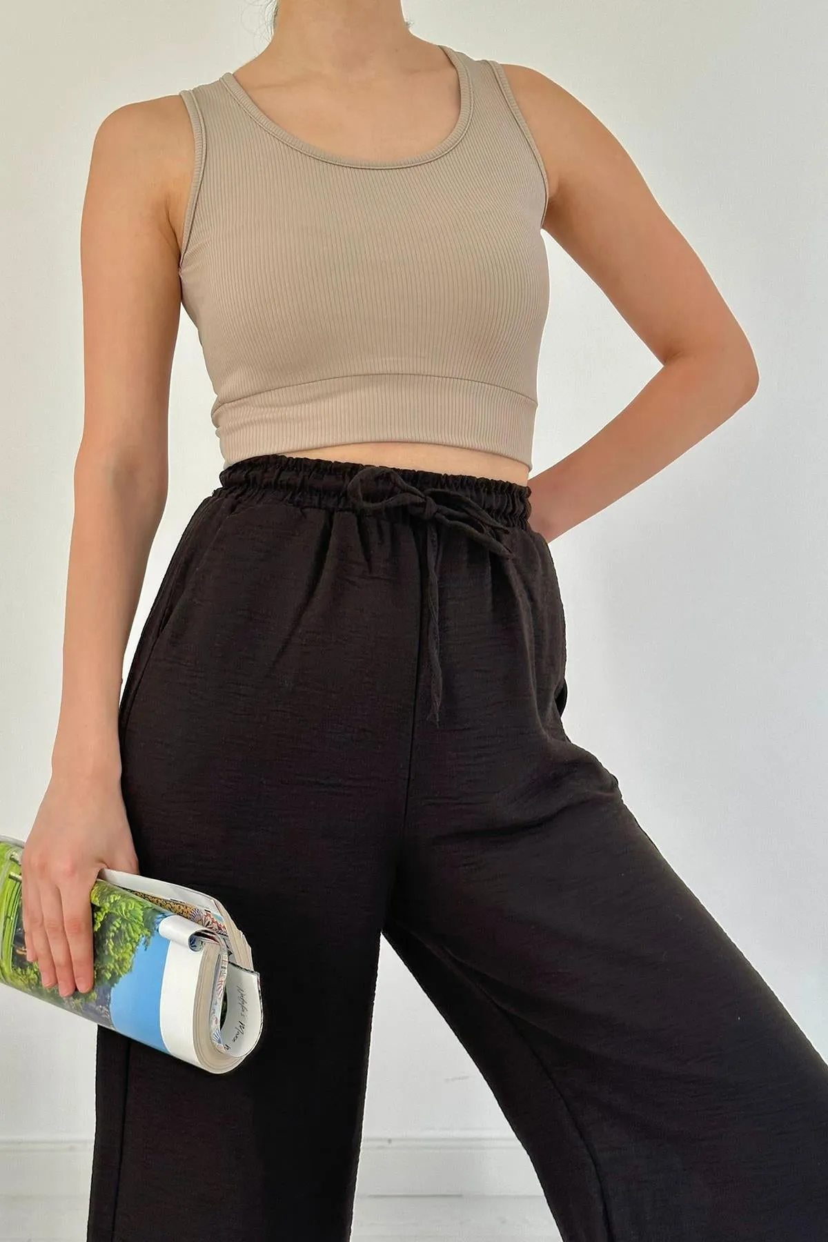 ELS Linen Pants - Black - Pakenham