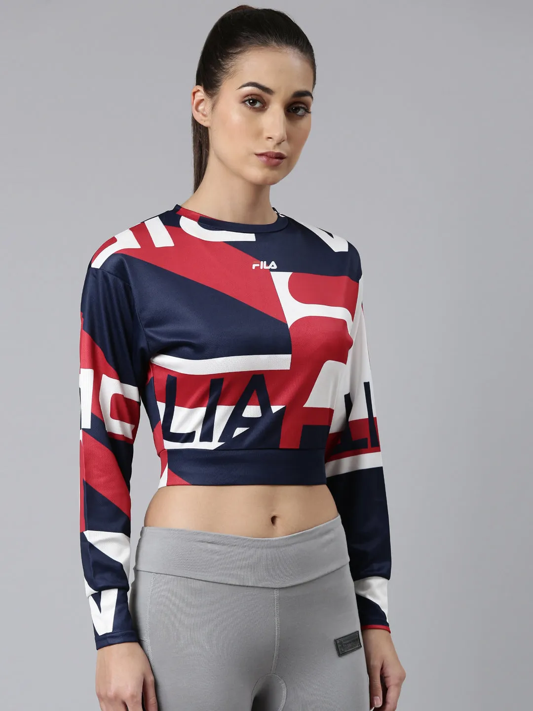 Fila Peacoat Jan Women's Cropped Top