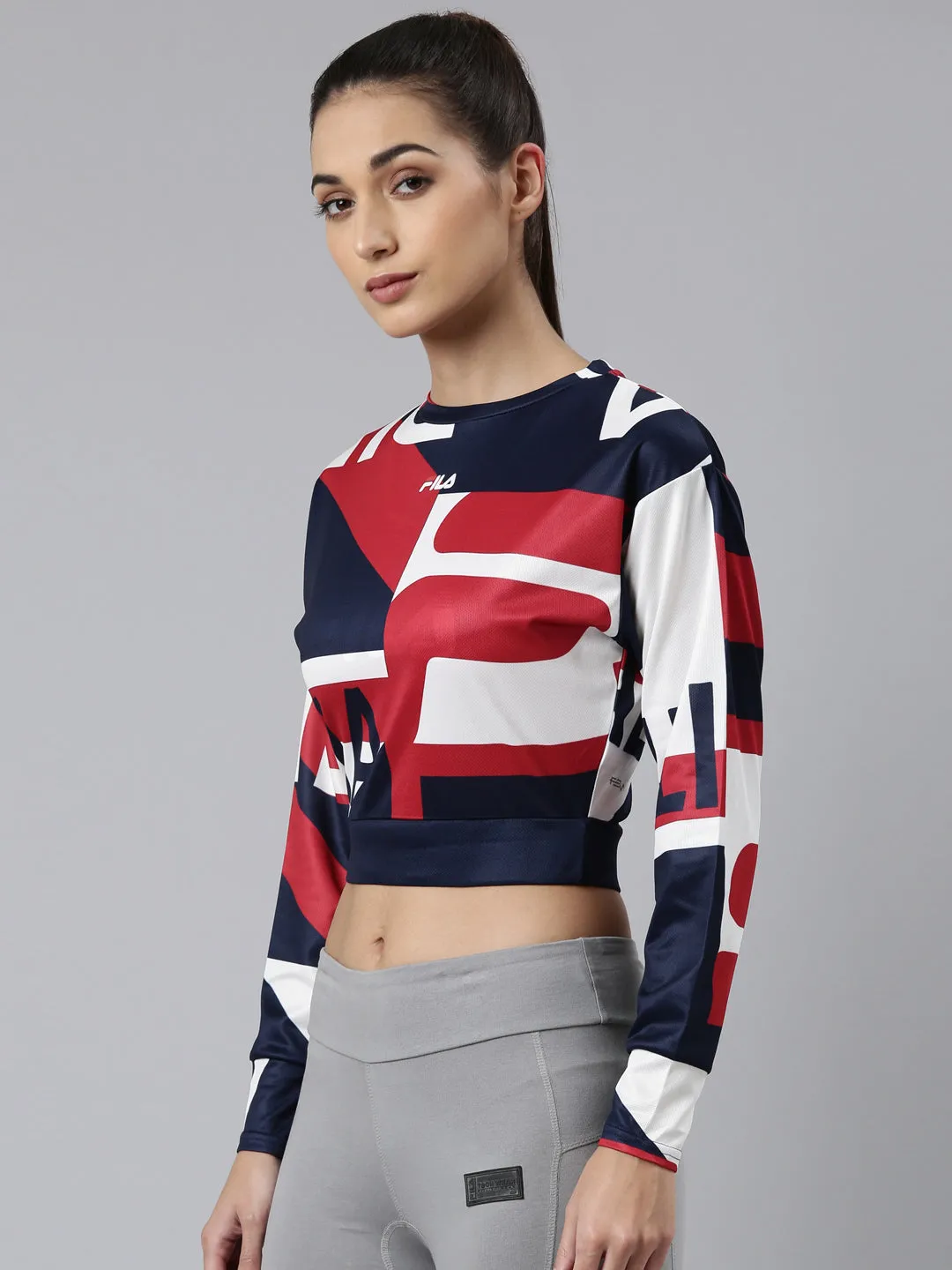 Fila Peacoat Jan Women's Cropped Top