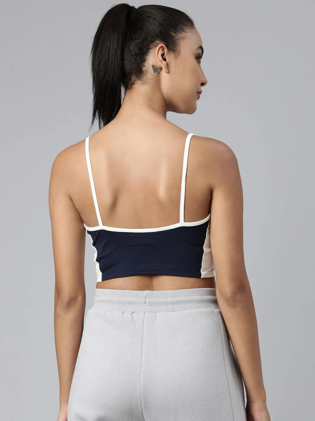 Fila Peacoat Mimi Women's Sleeveless Crop Top