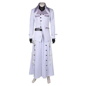 Final Fantasy:Costume Game Rufus Shinra White Outfit Halloween Costume