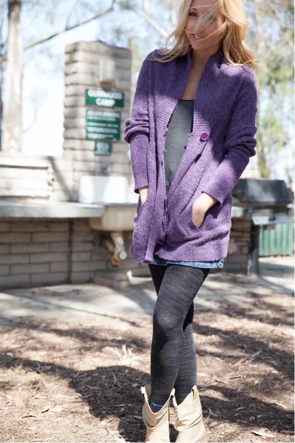 Free Run Sweater Knit Tights