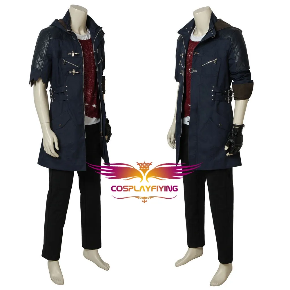 Game Devil May Cry 5 DMC5 Nero Cosplay Costume Full Set Custom Made for Halloween Carnival