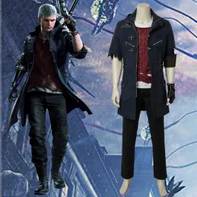 Game Devil May Cry 5 DMC5 Nero Cosplay Costume Full Set Custom Made for Halloween Carnival