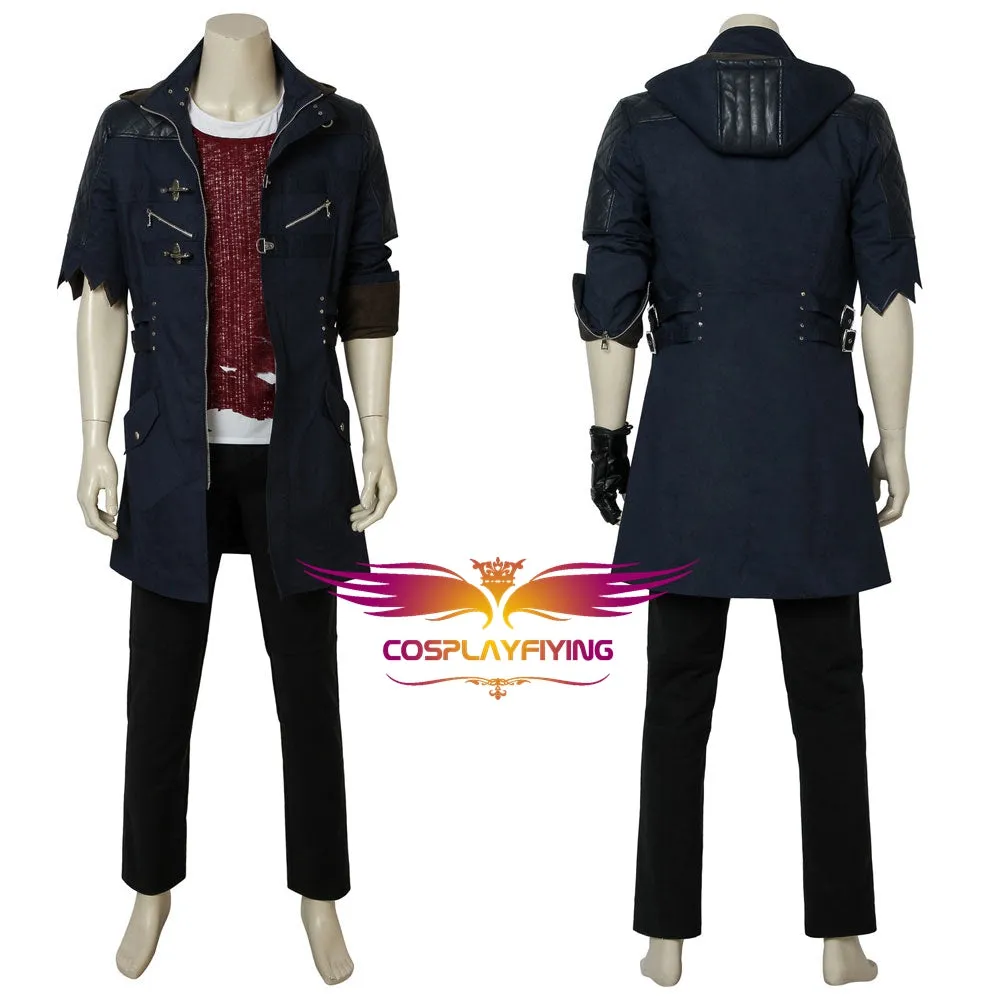 Game Devil May Cry 5 DMC5 Nero Cosplay Costume Full Set Custom Made for Halloween Carnival