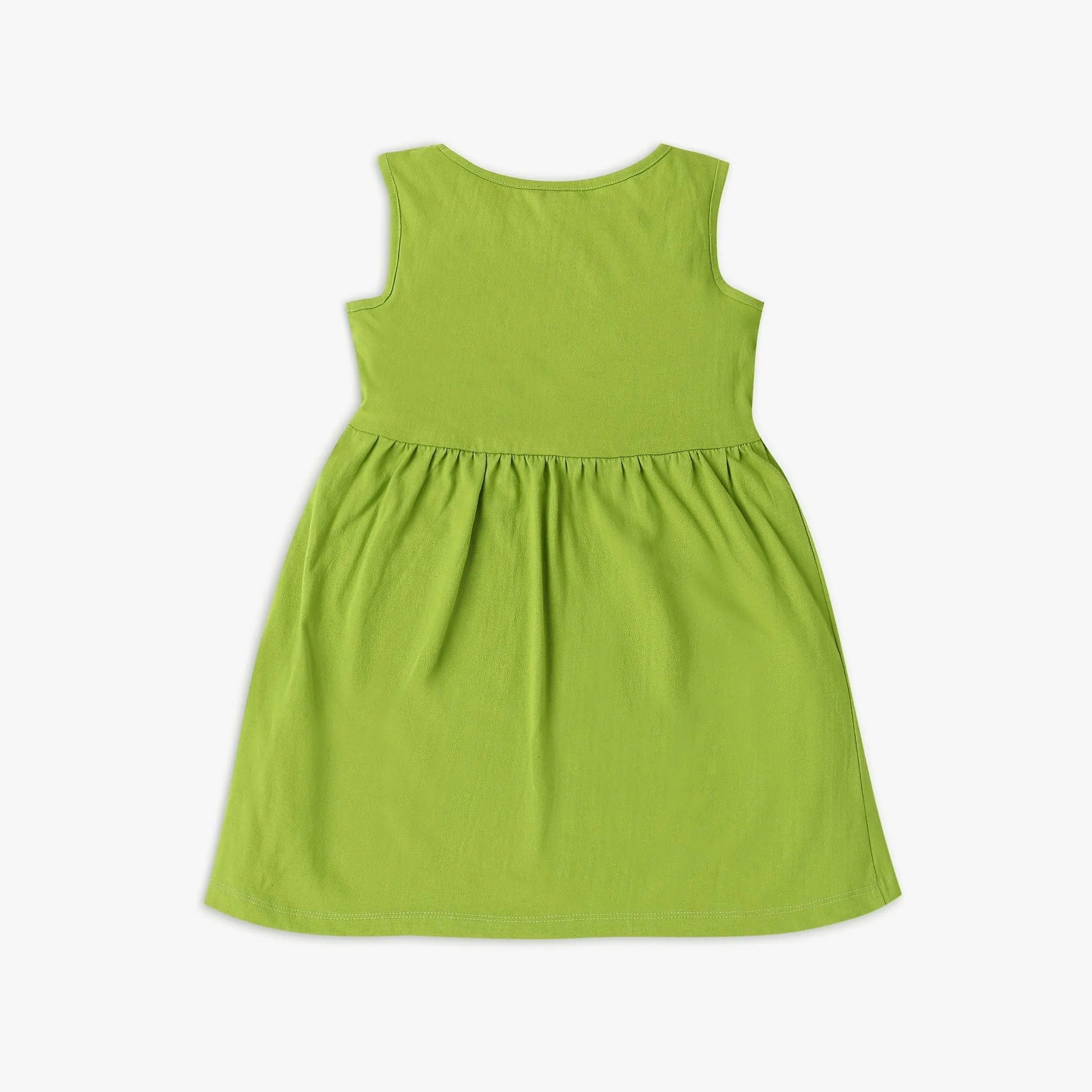 Girl's Regular Fit Graphic Frock