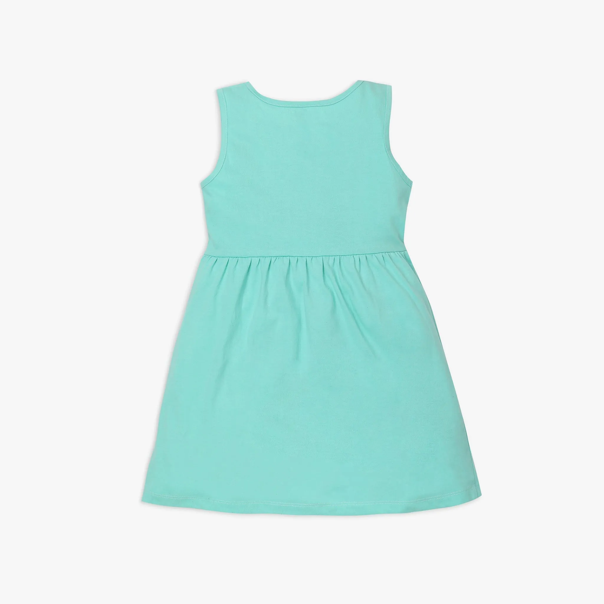 Girl's Regular Fit Graphic Frock