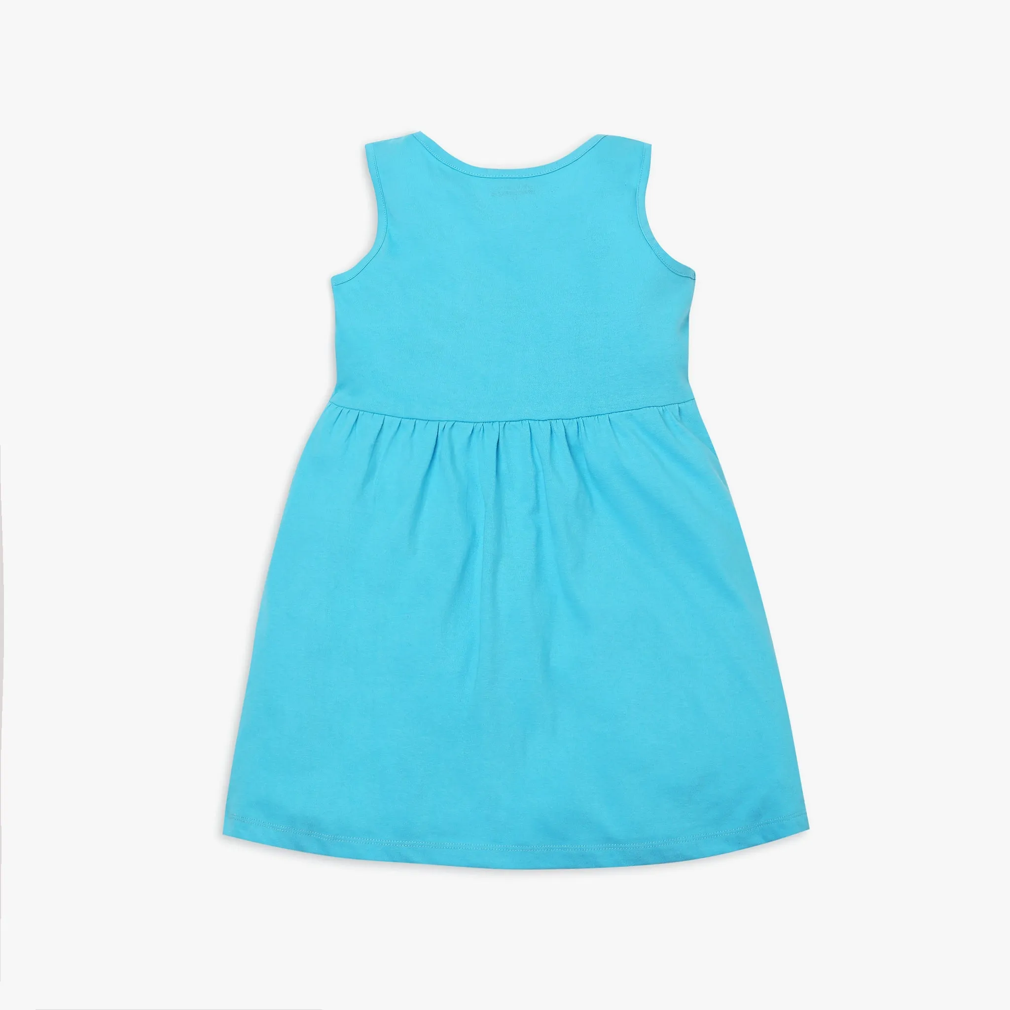 Girl's Regular Fit Graphic Frock