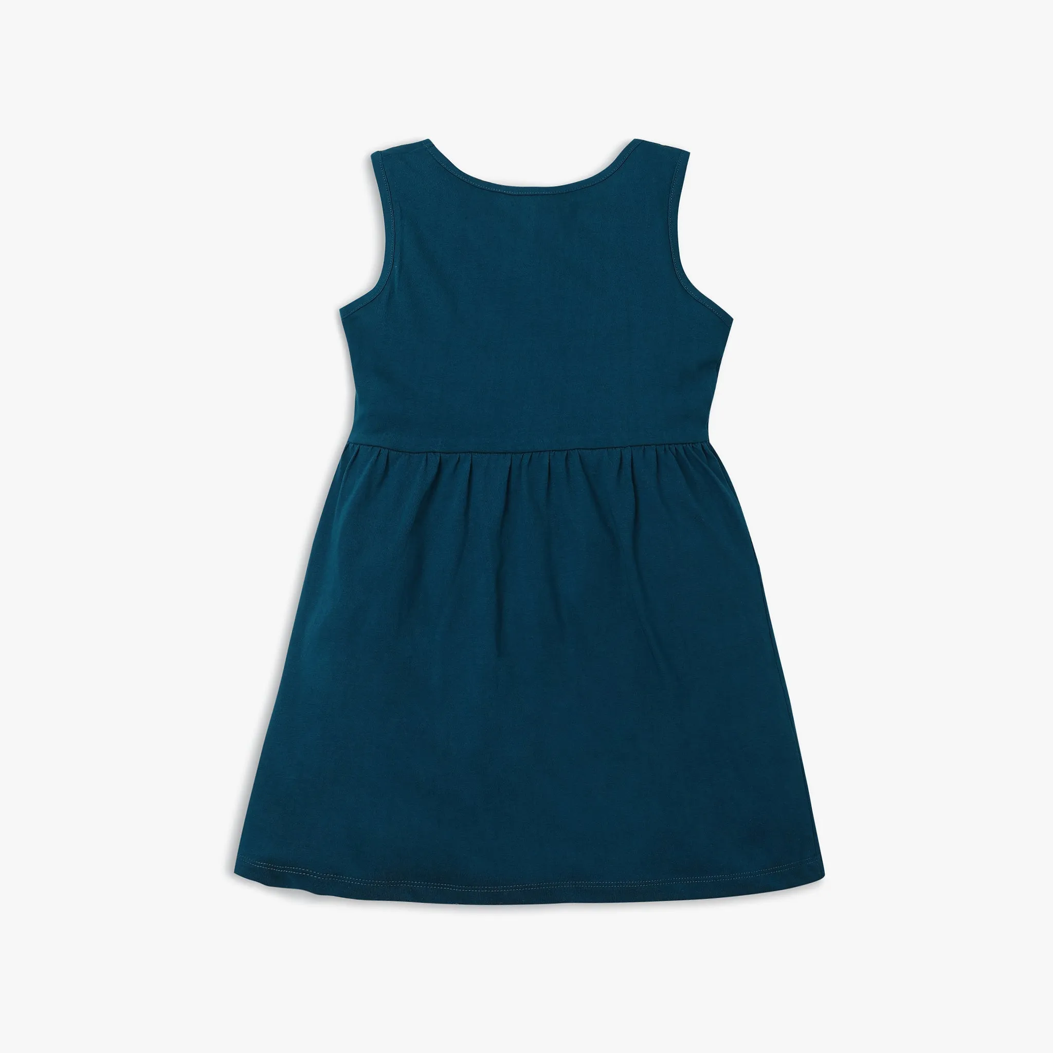 Girl's Regular Fit Graphic Frock