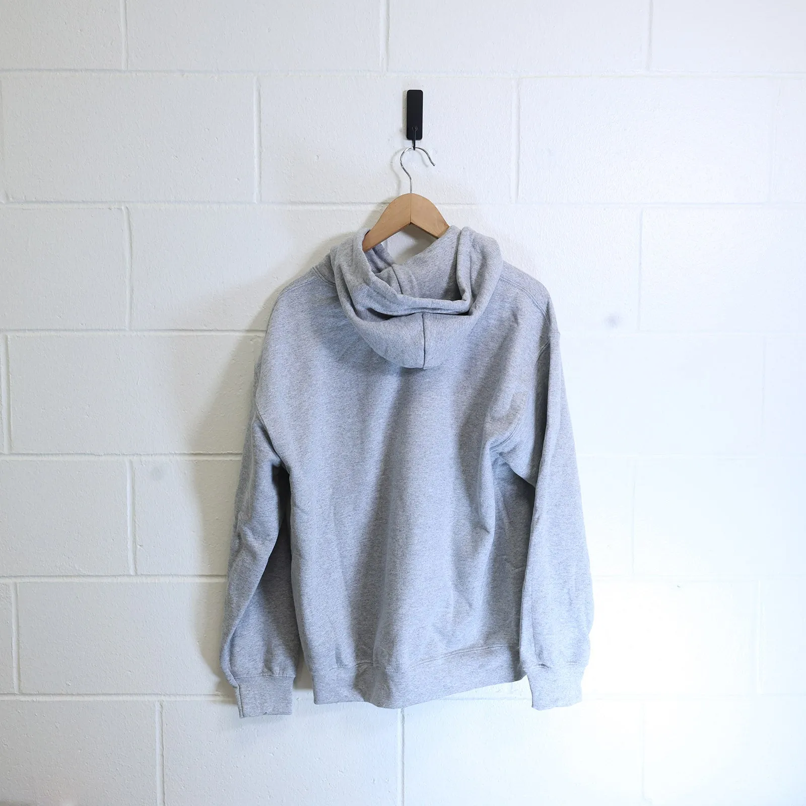 Grey Hockey Hooded Sweatshirt
