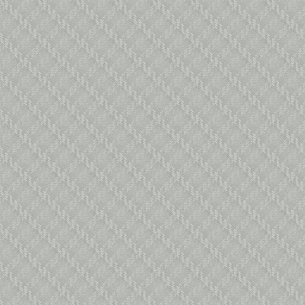 Herringbone Weave Sage Wallpaper - WF121045