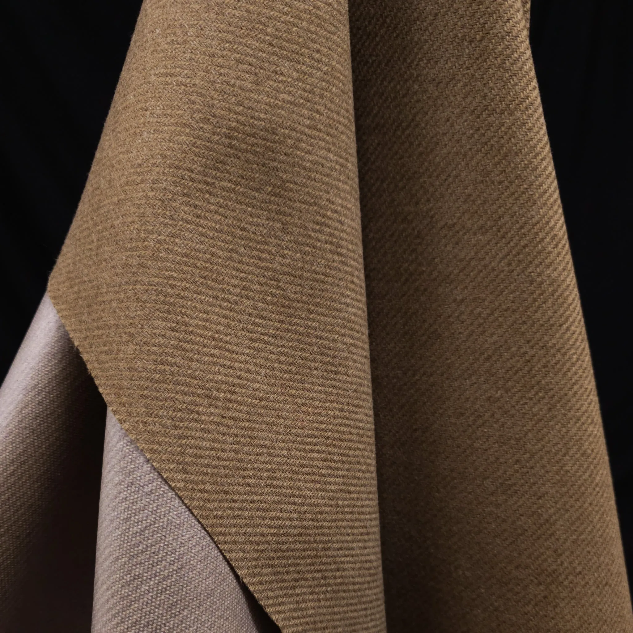 Laminated Wool | Waterproof and Downproof | Warm Tan | Canada Goose Deadstock