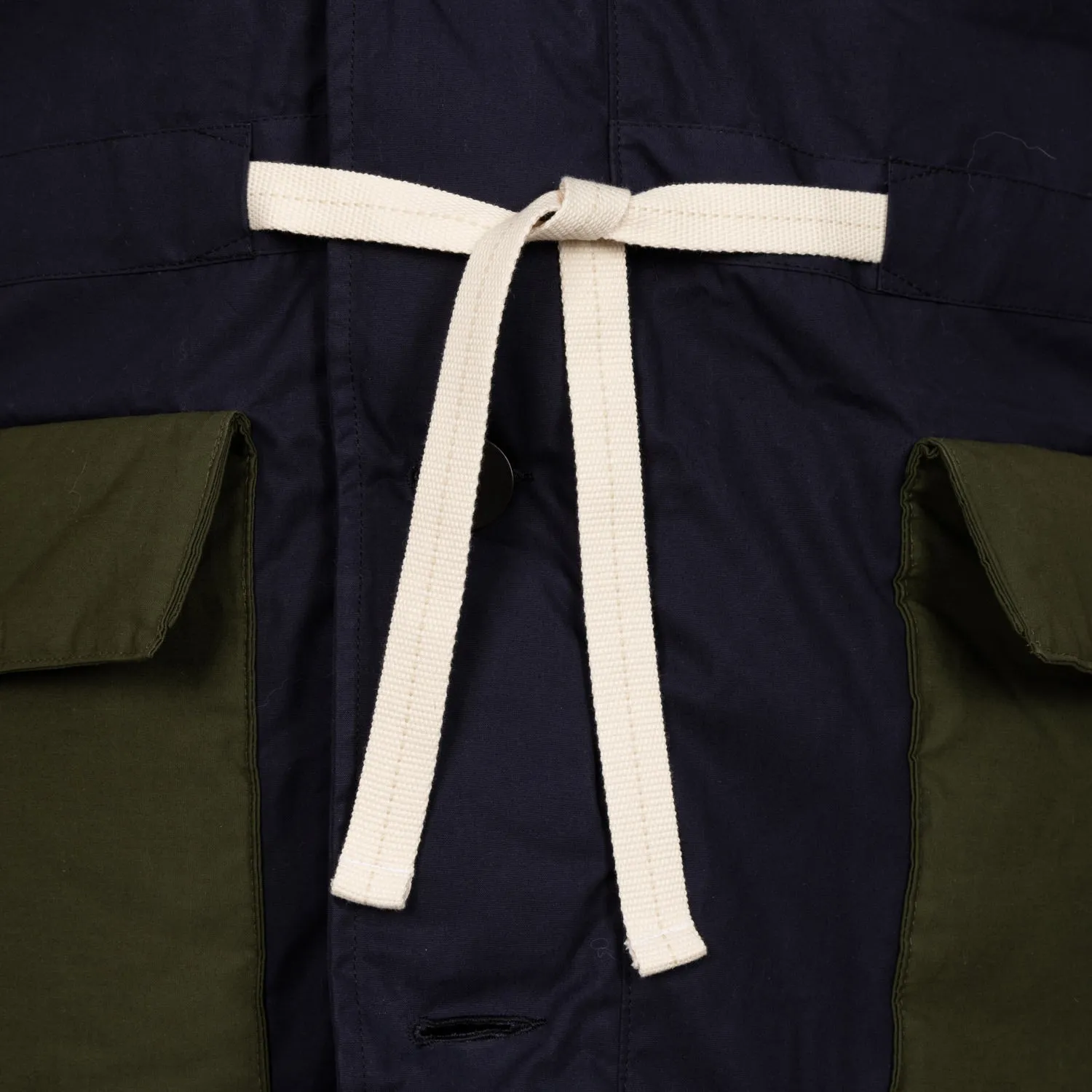 Limited Edition: Nigel Cabourn x MJ: Down Parka "Iconic Everest Patchwork" made from Ventile Cotton