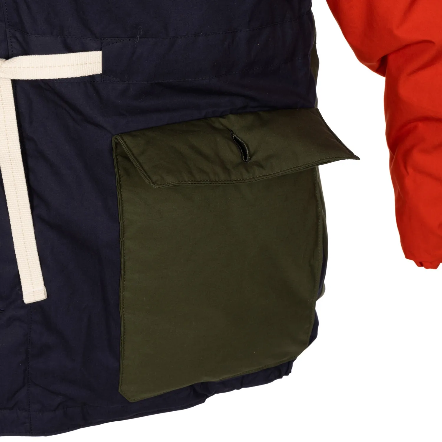 Limited Edition: Nigel Cabourn x MJ: Down Parka "Iconic Everest Patchwork" made from Ventile Cotton