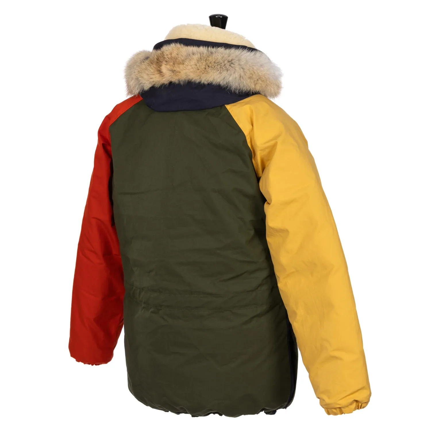 Limited Edition: Nigel Cabourn x MJ: Down Parka "Iconic Everest Patchwork" made from Ventile Cotton