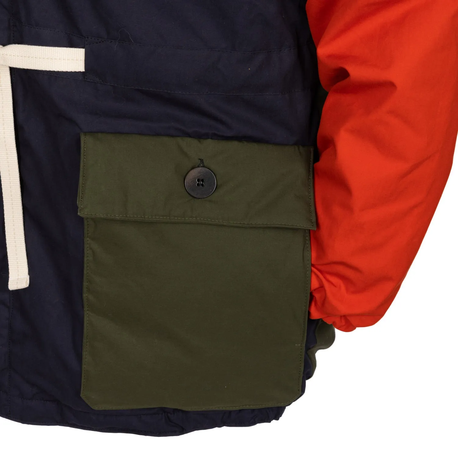 Limited Edition: Nigel Cabourn x MJ: Down Parka "Iconic Everest Patchwork" made from Ventile Cotton