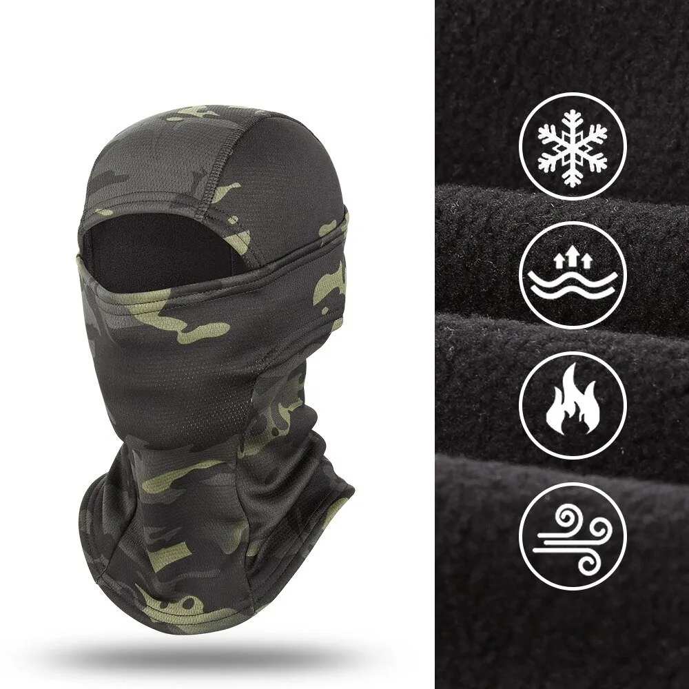 Windproof Camouflage Scarves-Balaclavas For Whole Face - SF0425