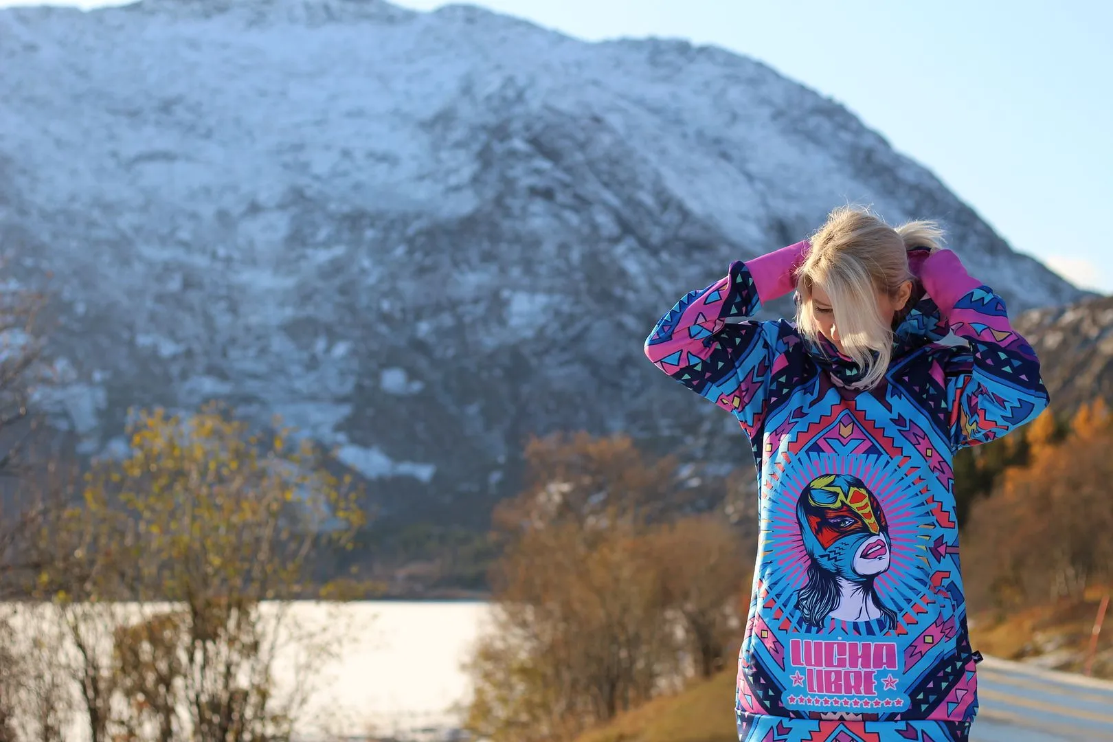 Women's ski jacket Lucha Libre GAGABOO